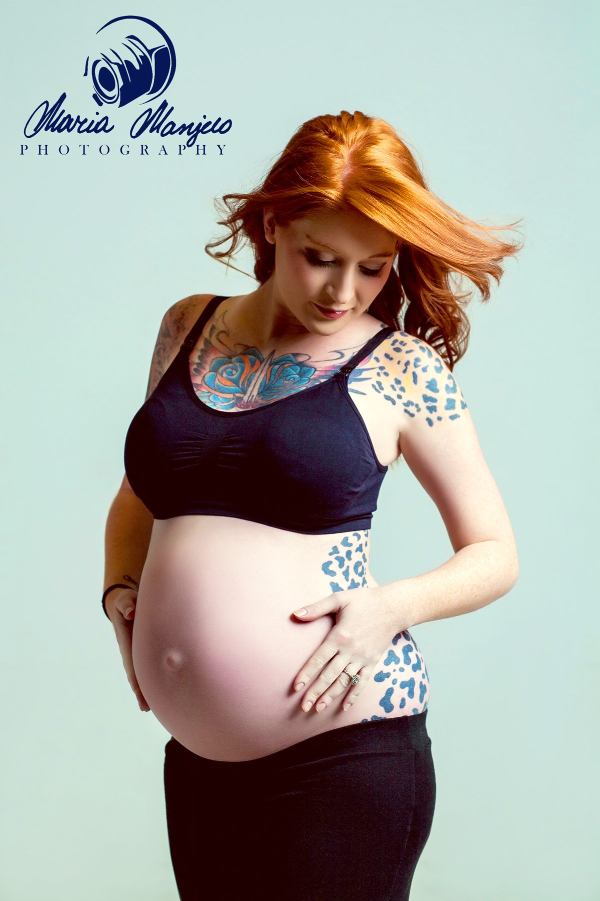 Sexy Pregnant Redhead