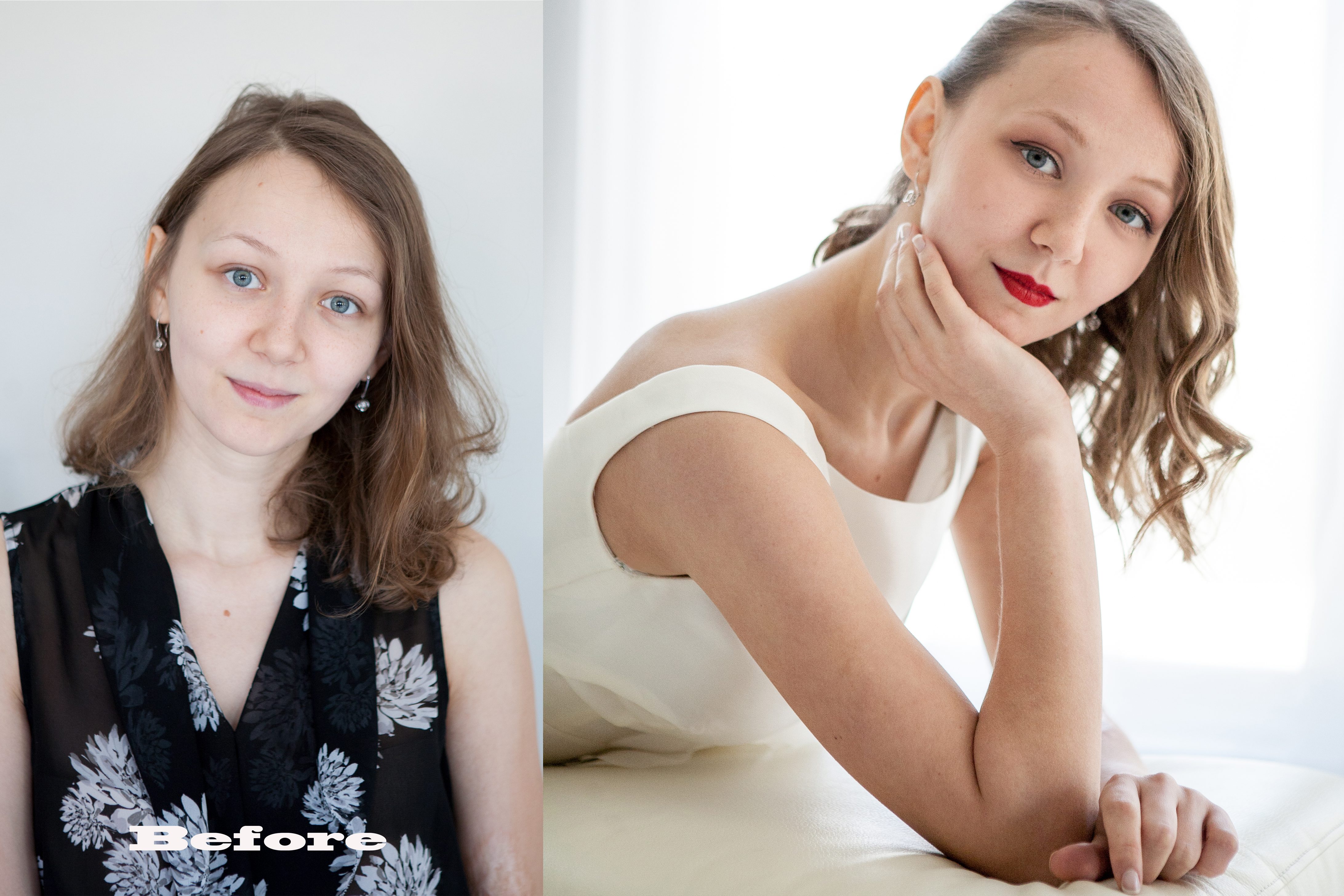 Portrait Photographer Before and After